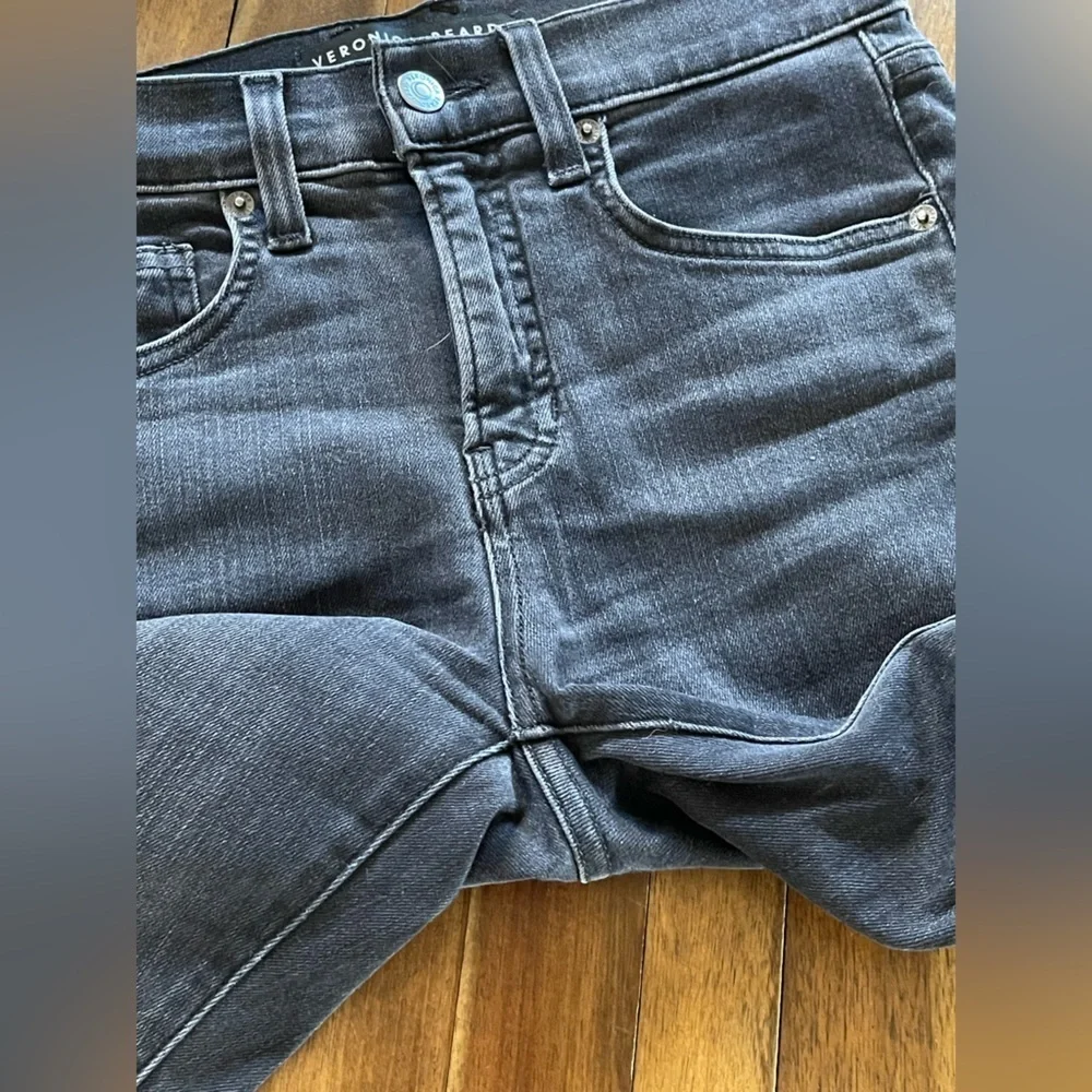 Veronica Beard Emma skinny mid rise jeans washed onyx - Picture 7 of 12